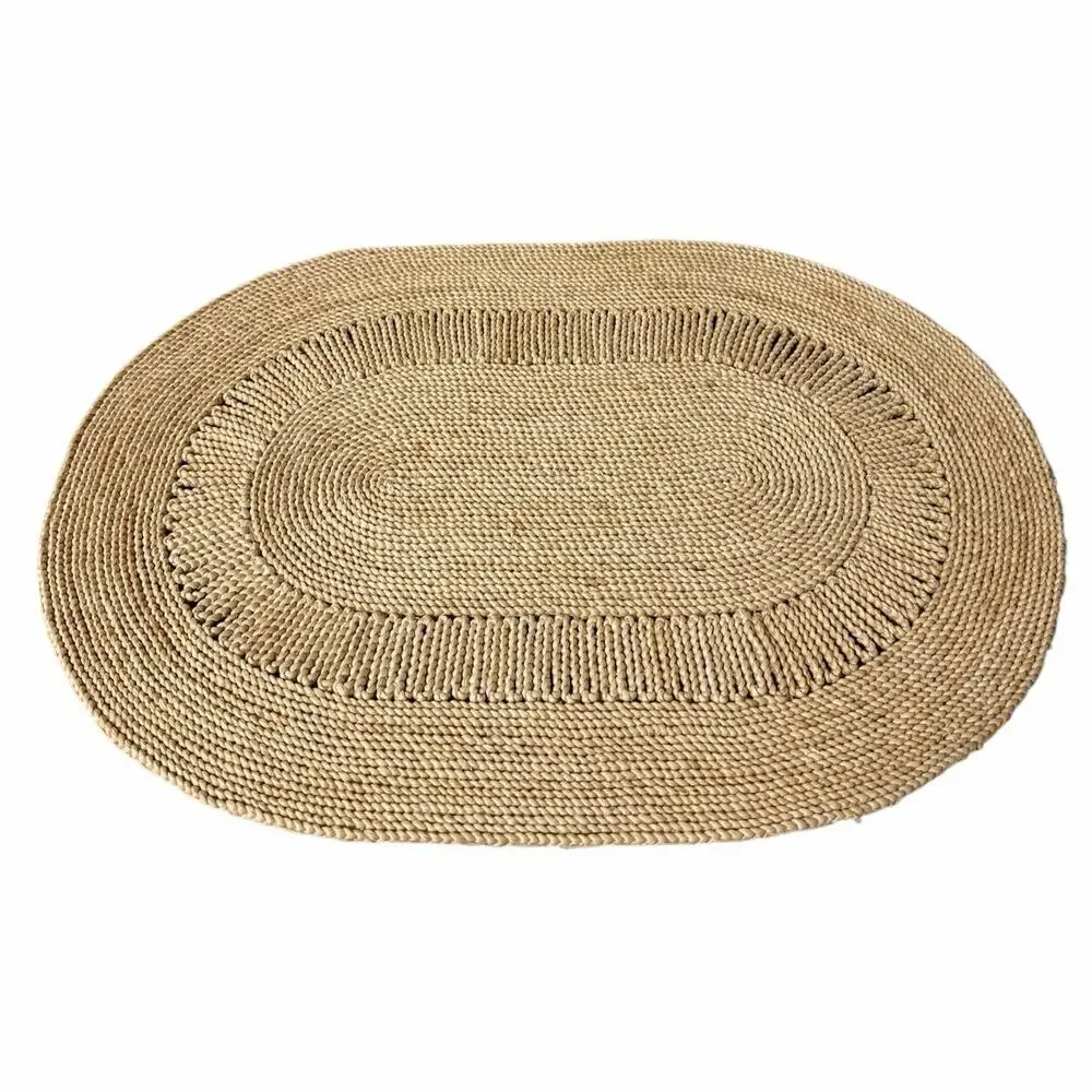 Lot of 6 Woven Oval Placemats – 18” x 12” NWOT Boho Farmhouse Coastal